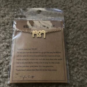 Taylor Swift 1989 Gold Necklace
